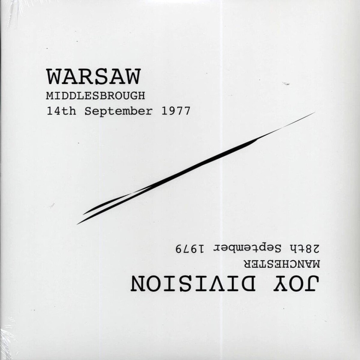 Warsaw / Joy Division - Middlesborough 14/09/77 - Manchester 2 8/09/79 - Vinilo 