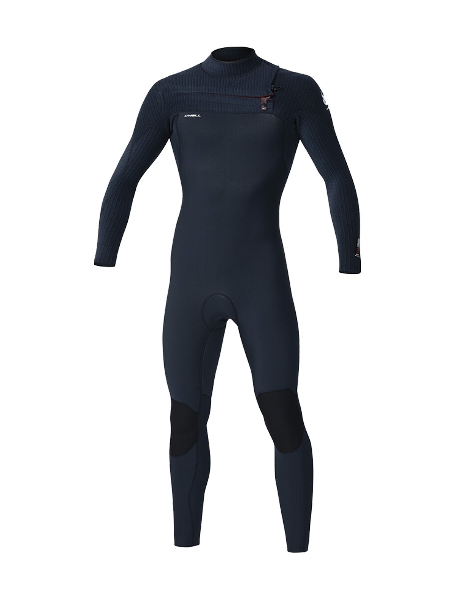 HyperFire 4/3mm - Chest Zip Full Wetsuit - Carbon Blue 