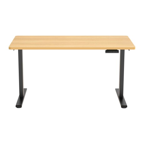 ESCRITORIO REGULABLE METAL-Y-MDF NEGRO E1PRO