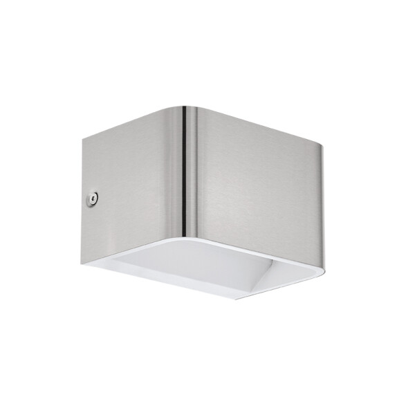 Aplique LED de pared níquel rectang. 6W SANIA 4 EG1178X