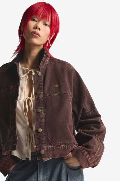 CHAQUETA DEPORTIVA CANVAS Marron