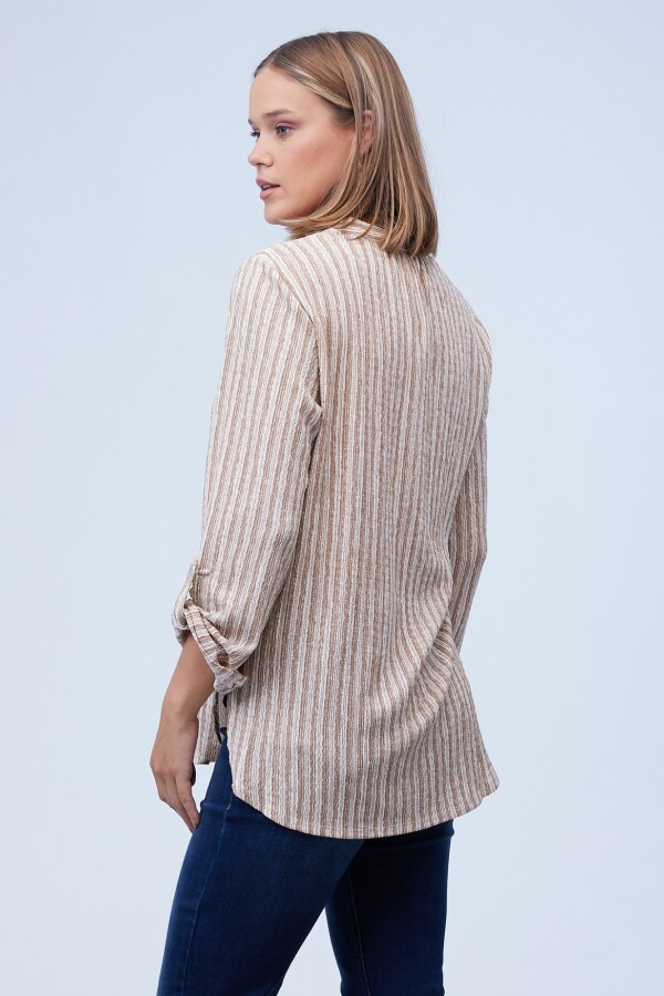 Blusa Casual BEIGE/MULTI