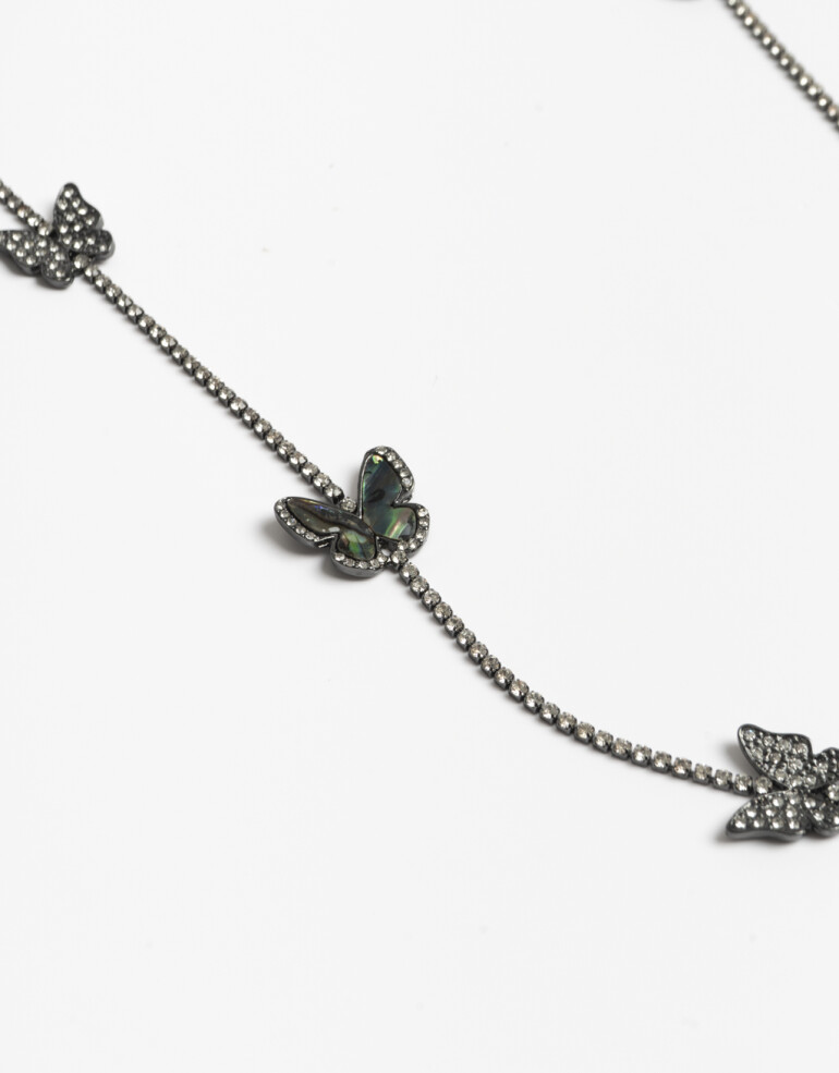 Collares Largos Color Collar Largo Mariposas - Combinacion Multicolor