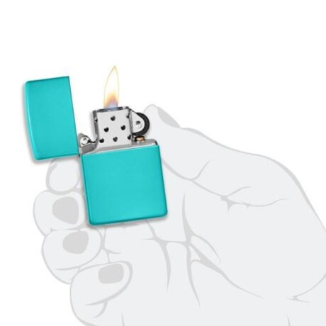 Encendedor Zippo Classic Flat turquesa - 49454 Encendedor Zippo Classic Flat turquesa - 49454