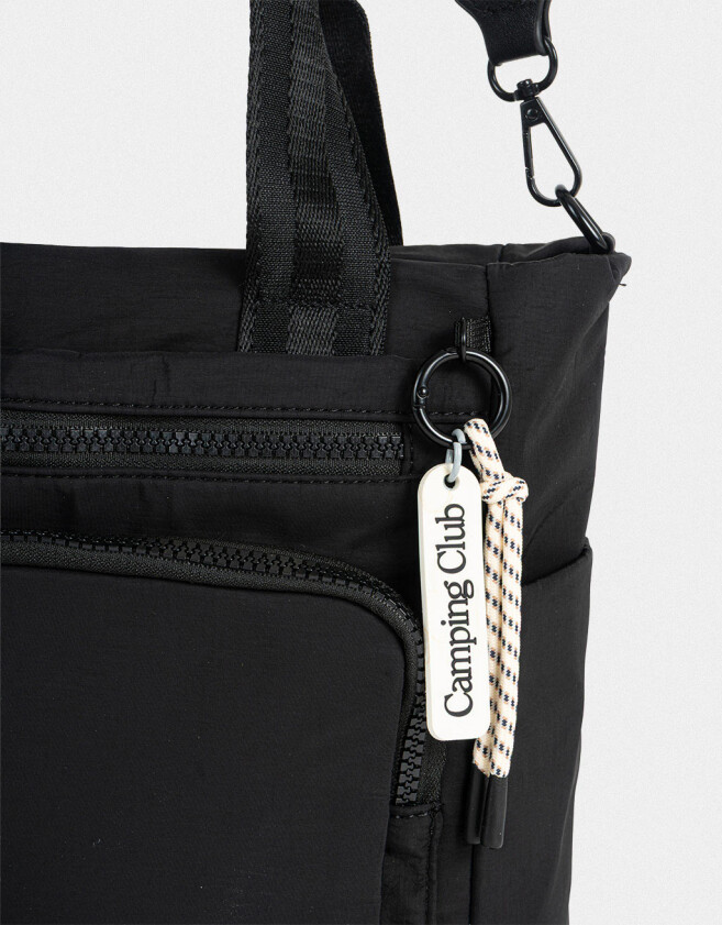City Cartera City Puffy - Negro