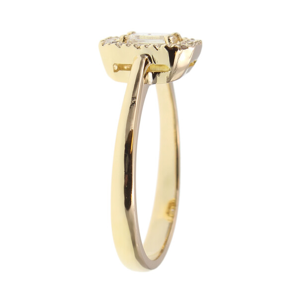 Anillo Danna de oro amarillo 18k con brillantes *ADAPTAMOS NUESTROS ANILLOS A MEDIA Anillo Danna de oro amarillo 18k con brillantes *ADAPTAMOS NUESTROS ANILLOS A MEDIA
