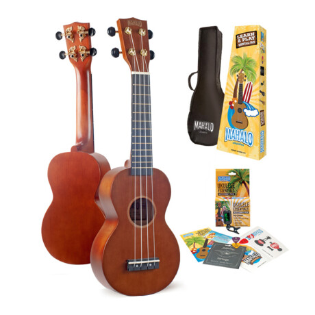 Pack Ukelele Mahalo Mr1 Rainbow Natural Con Funda Pack Ukelele Mahalo Mr1 Rainbow Natural Con Funda