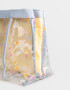 Porta Cosméticos Flores Portacosméticos Estampado - Combinacion Bicolor