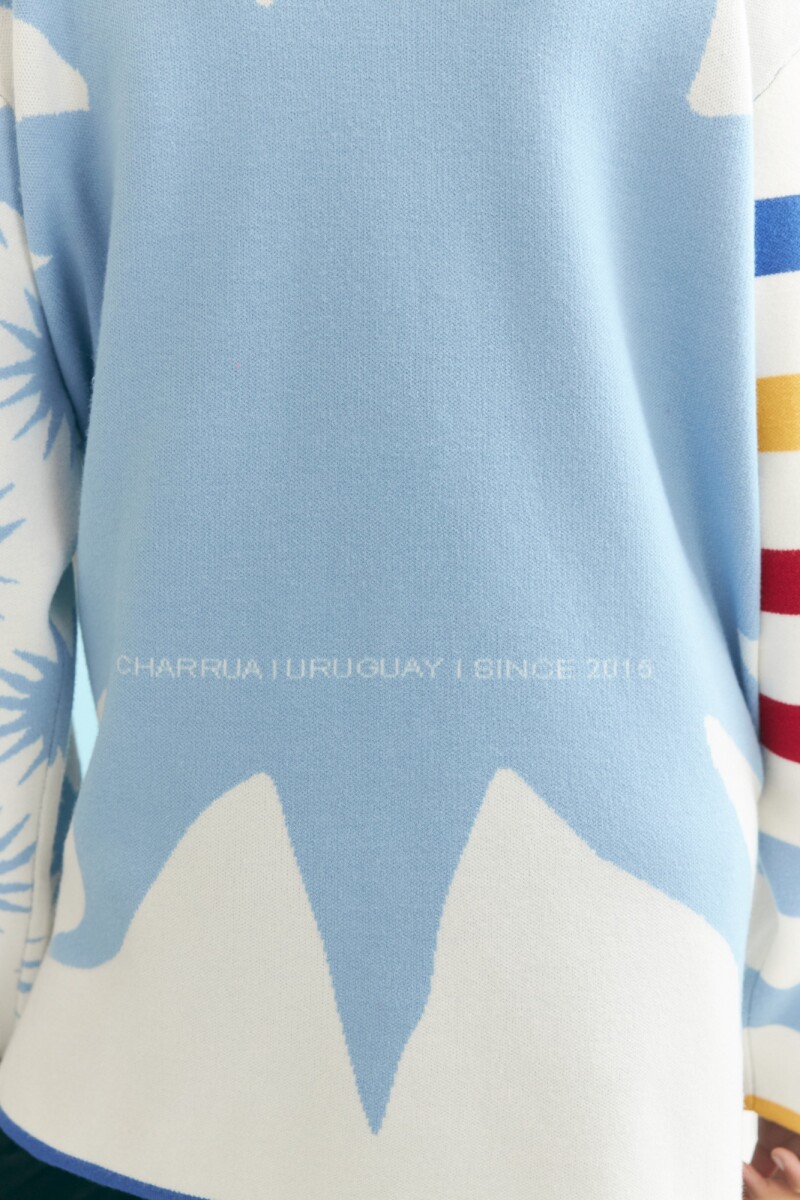 PREVENTA Cardigan con jacquard crudo