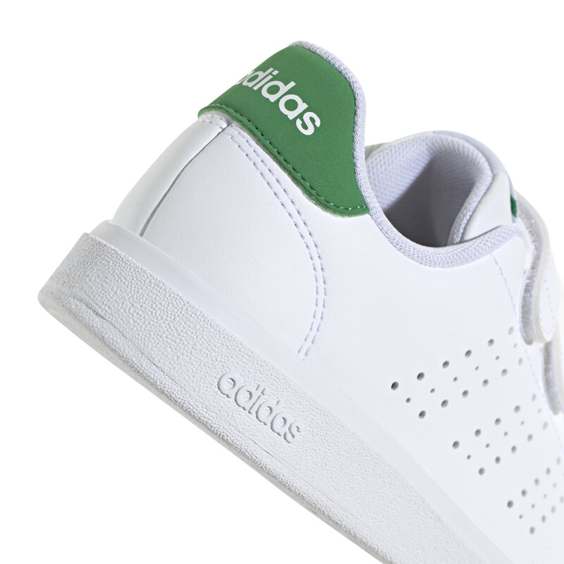Championes Infantiles Adidas Advantage Base 2.0 Blanco - Verde