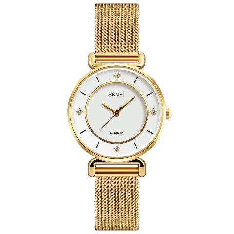 Reloj Skmei 1330SGD para dama en acero color dorado Reloj Skmei 1330sgd Para Dama En Acero Color Dorado