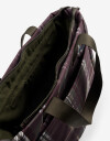 Shopper Nylon Shopper Con Doble Asa De Hombro. - Estampado Escoces