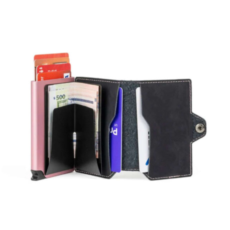 Billetera Baleine Kansas Dark Pink