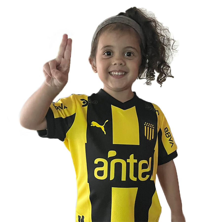 Camiseta de Niños Puma Peñarol Mini Amarillo - Negro