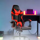 Silla Gamer Giratoria Rojo