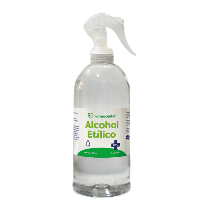 ALCOHOL ETIL70% SPRAY FARMACENTER 1000ML única