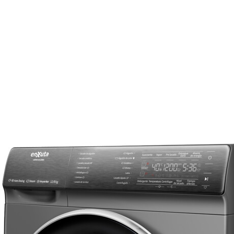 Lavasecarropa Enxuta LSENX161280S Inverter Carga Frontal 12kg Titanium