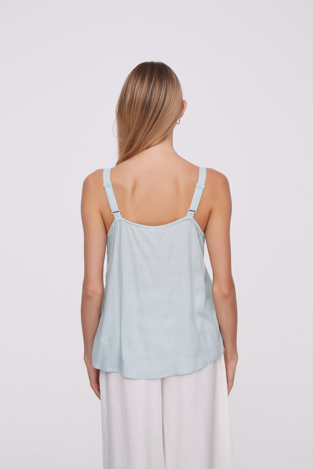 Musculosa Tassan Verde Agua