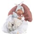 Muñeca Bebota Llorens Mimi 42cm Con Almohada y Chupete Atrix Diseño Mimi Seta