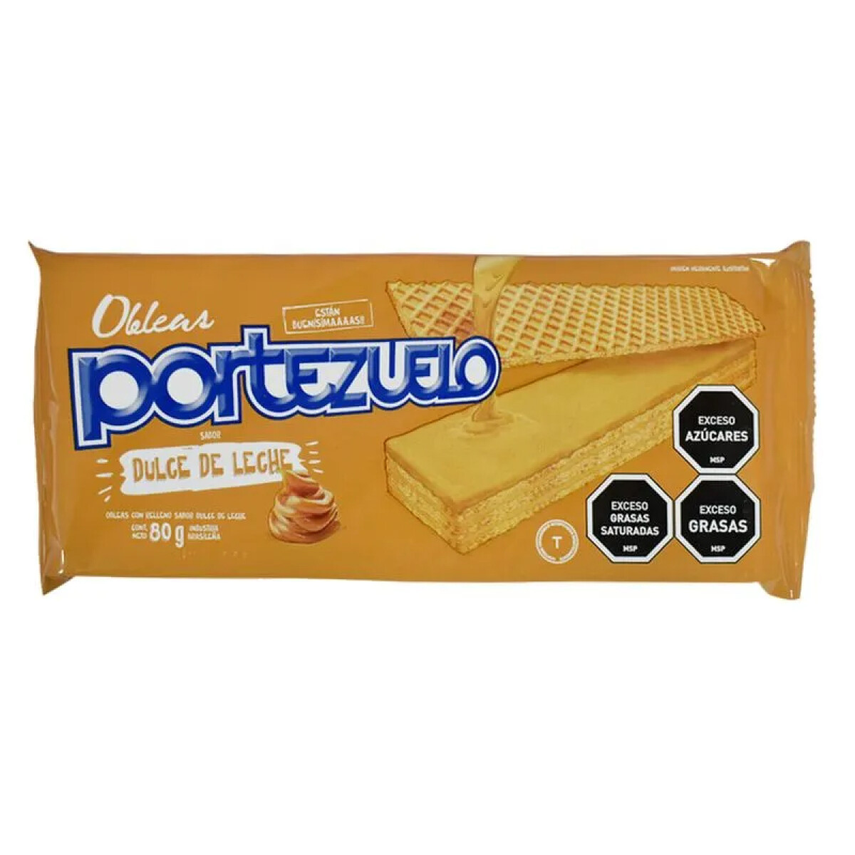 Oblea Portezuelo - Sabor Dulce de Leche 