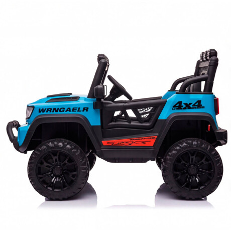 Auto Jeep Compact Batería C.remot Luz Música Español! Celeste