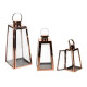 Fanal Trapecio x3 Rosa Oro