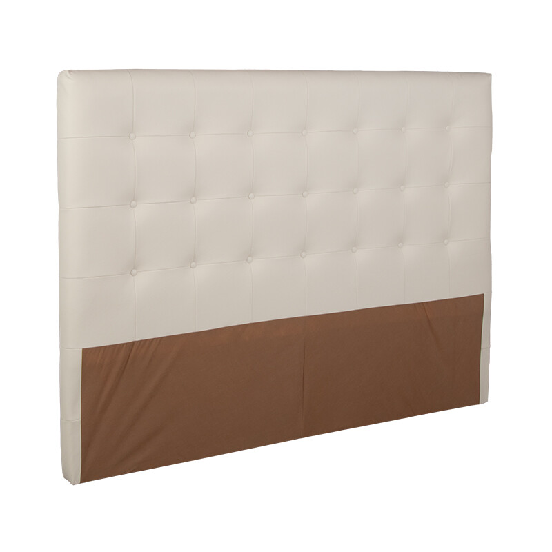 RESPALDO 2 PLAZAS (2.00 MTS) - KING - TAPIZADO TELA BEIGE RESPALDO 2 PLAZAS (2.00 MTS) - KING - TAPIZADO TELA BEIGE