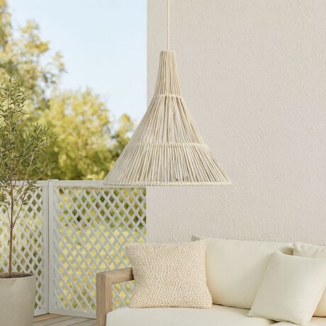 LUMINARIA DE TECHO TULIPE BEIGE - UNICO