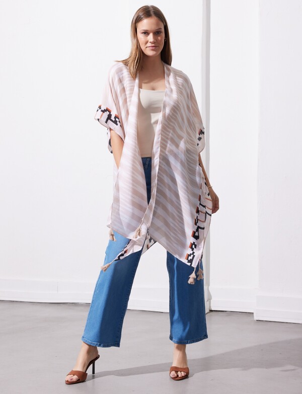 Kimono Printed BEIGE/MULTI