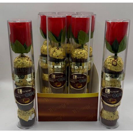 Bombonera Luxury rosa 50g 4 unidades Bombonera Luxury rosa 50g 4 unidades