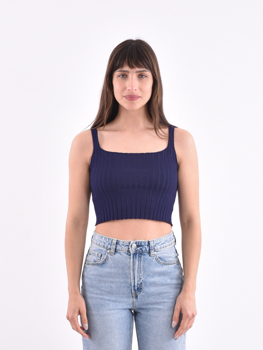 MUSCULOSA ALFONSINA - AZUL OSCURO 