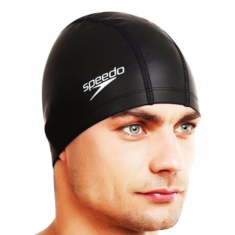 Gorra Natación Speedo Pace Profesional Piscina Adulto Negro