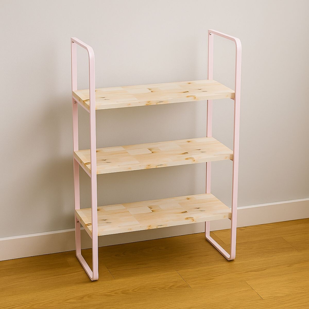 Estanteria madera y metal 3 estantes - ROSA 