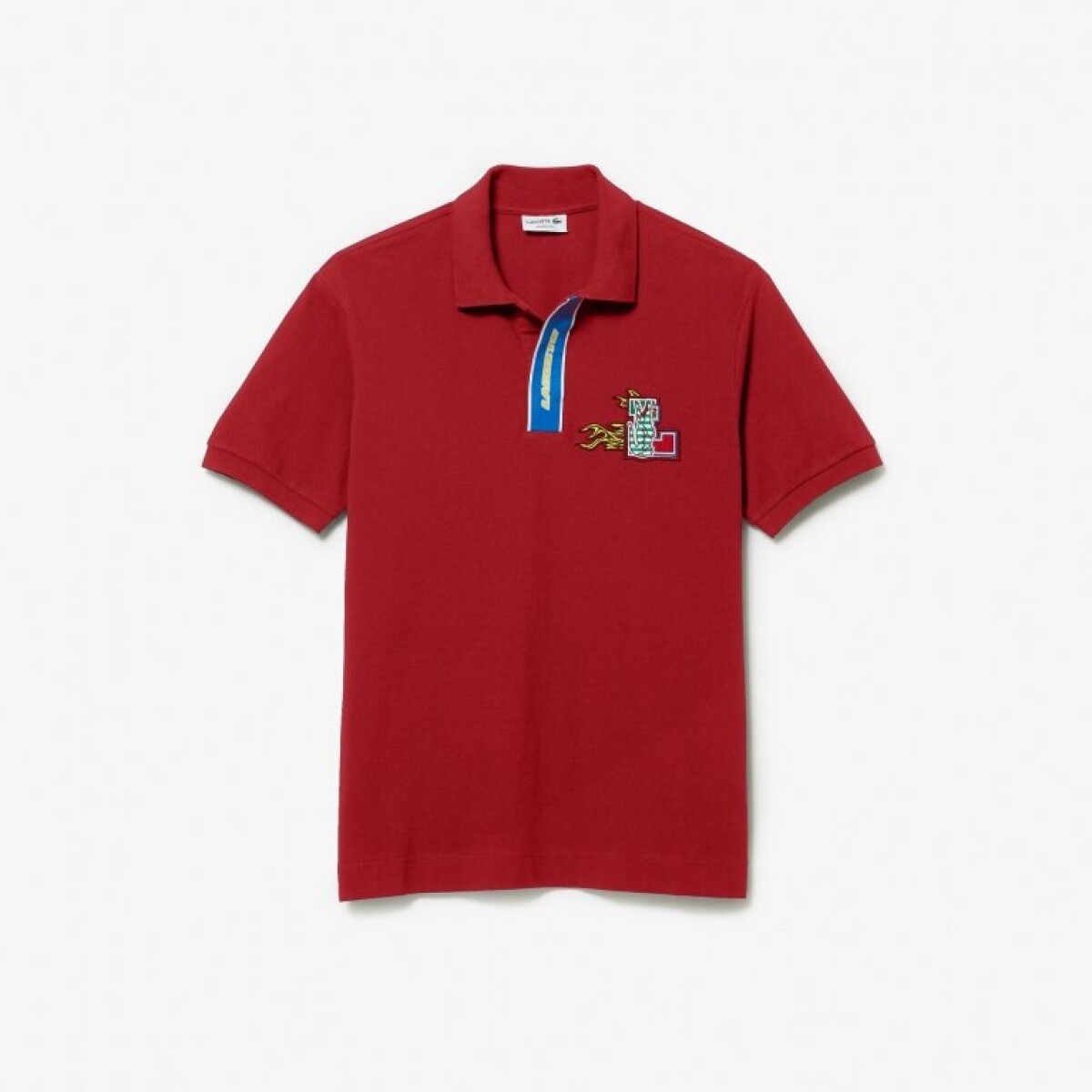 POLO LACOSTE HOLIDAY CONTRAST BADGE 