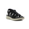 Sandalias Mujer Wonder Confort Tres Tiras Negro