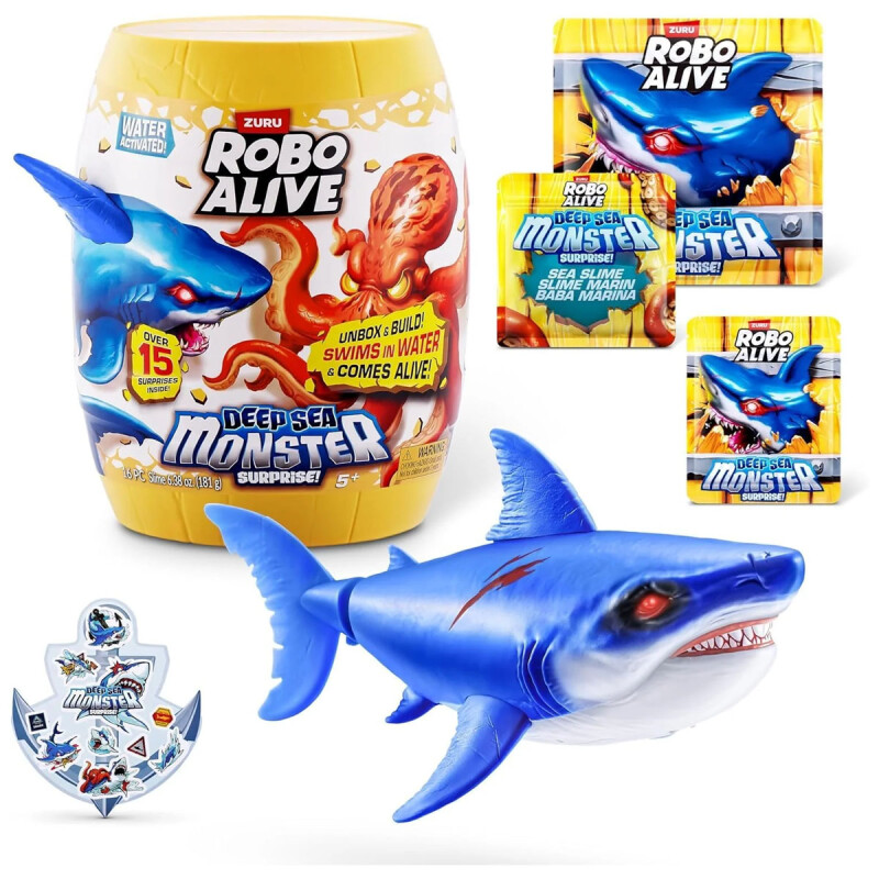 Zuru Robo Alive Deep Sea Monster Surprise Tiburón