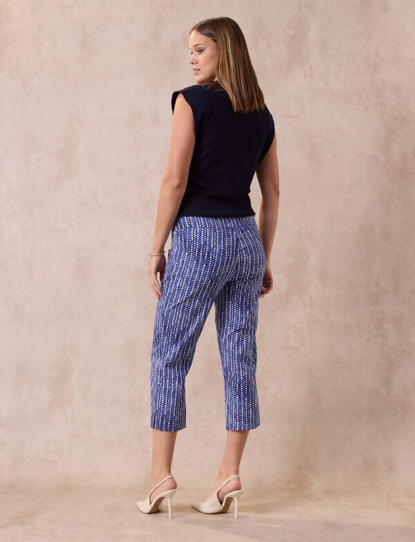 Capri Print AZUL/BLANCO