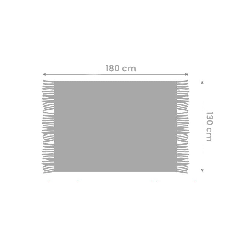 Manta para Sillon y Cama con diseños Semicírculo 130cm