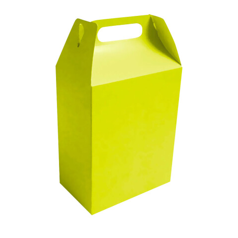 Caja Biodegradable Para Sorpresitas x10 und Verde Limón