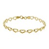 Pulsera Corazón -Oro bajo-Sin piedra-PU8073 sinpiedra