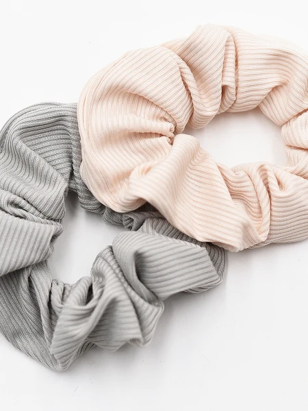 SCRUNCHIES RIBB GRIS