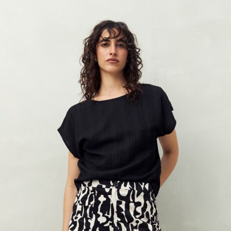 TOP LUNA Negro