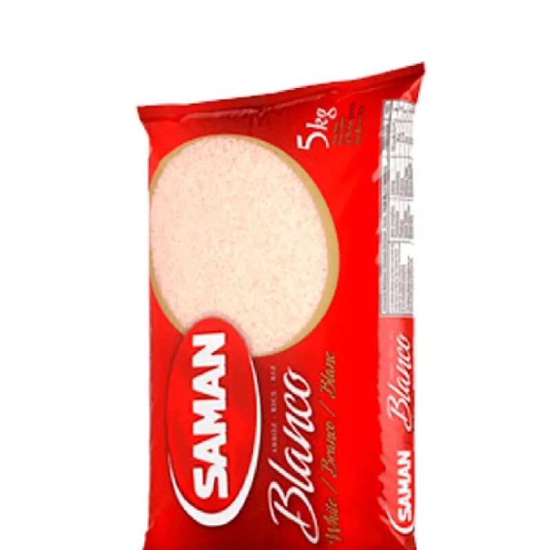 ARROZ SAMAN BLANCO 5 KG Arroz Saman Blanco 5 Kg