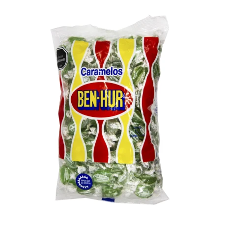 Caramelos BEN HUR Menta 1kg x200u Caramelos BEN HUR Menta 1kg x200u