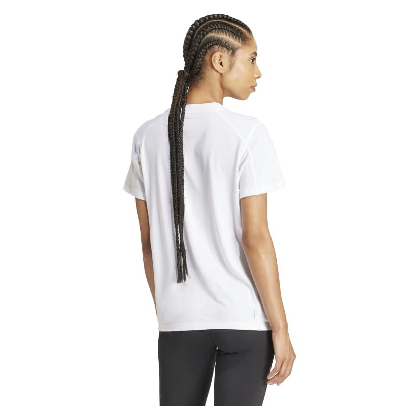 Remera Adidas Train Essentials Big Logo Blanco