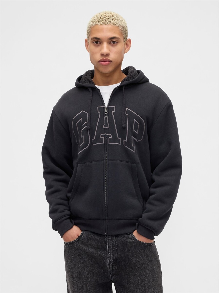 Canguro Con Corderito Logo Gap Hombre - Moonless Night 