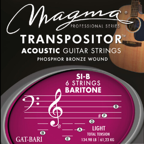 Encordado Acústica Transpositor Magma Baritono L GAT-BARI Encordado Acústica Transpositor Magma Baritono L GAT-BARI