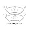 JUEGO DE PASTILLAS DE FRENO GOL / SAVEIRO G6 13/... CERAMICAS Juego De Pastillas De Freno Gol / Saveiro G6 13/... Ceramicas