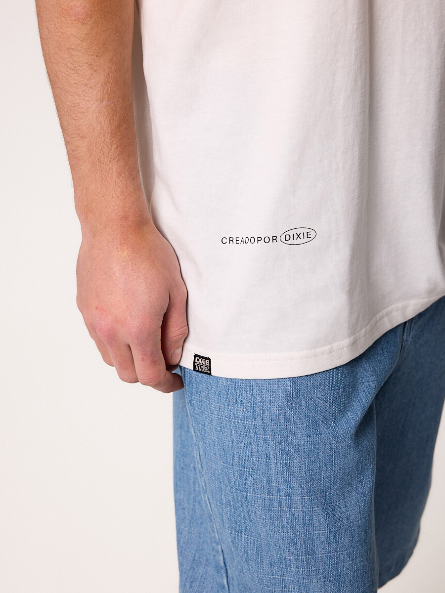 T-SHIRT M/C CHICHARRA DIXIE Blanco