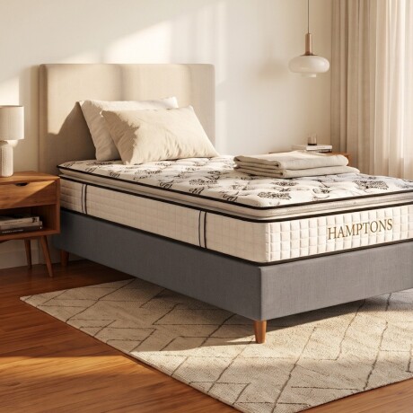 Sommier Smartbox HAMPTONS 1 plaza 90x190 Bronze GRIS